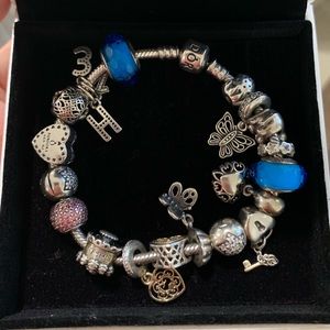 Authentic Pandora Bracelet with charms